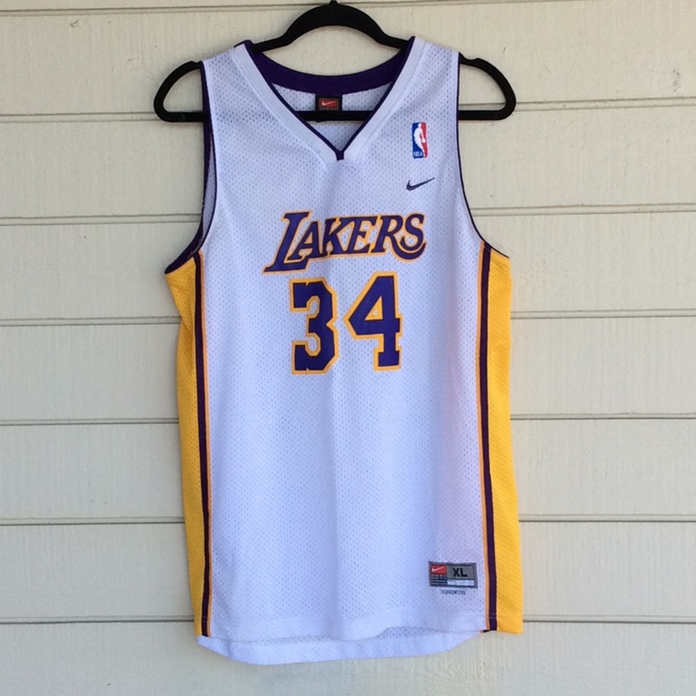 Lakers Shaq 34 Nike NBA Jersey Child XL